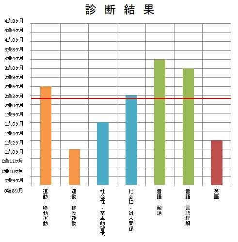 グローバル式発達診断の見本